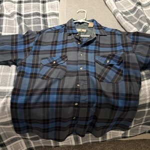 Northwest Territory Navy and Black Plaid Shirt